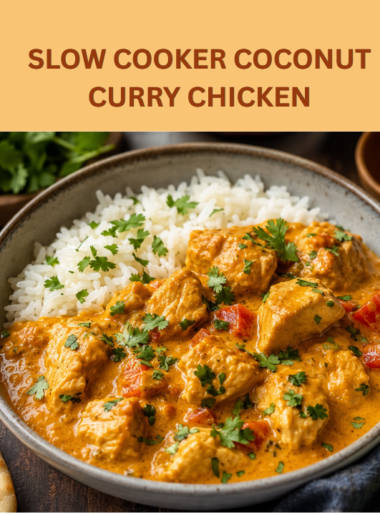 Slow Cooker Coconut Curry Chicken