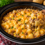 slow cooker cowboy potato casserole